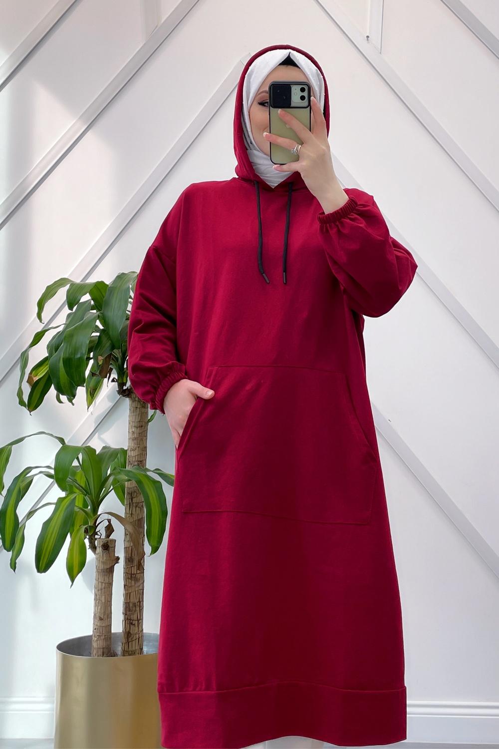 MAXİ BOY KANGURU CEP SWEAT
