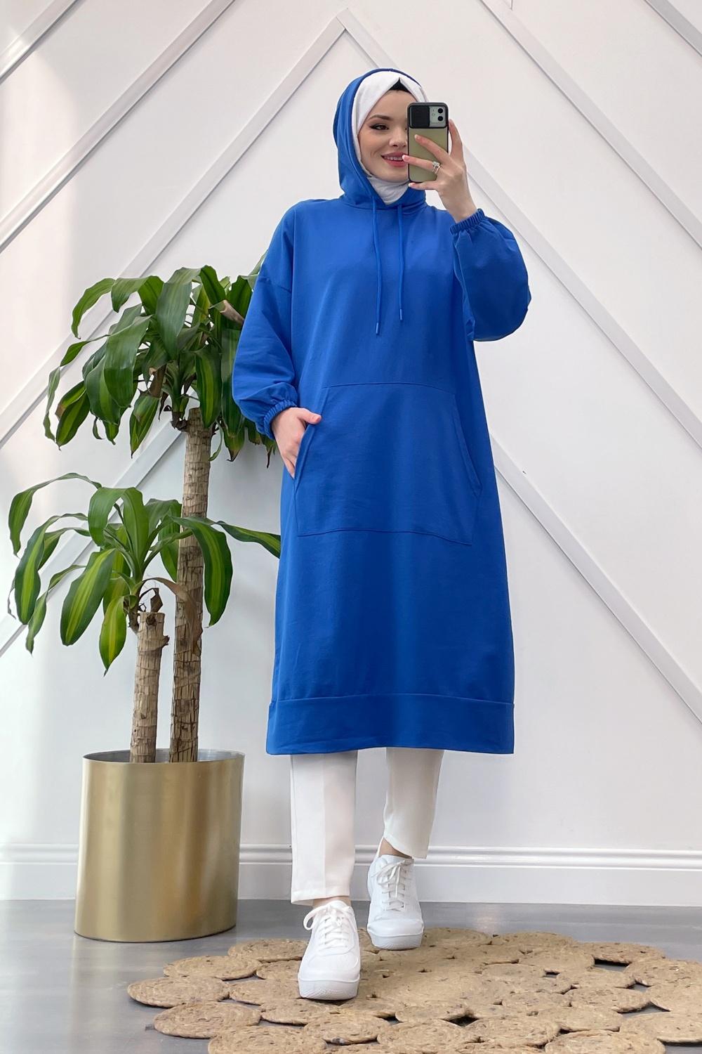 MAXİ BOY KANGURU CEP SWEAT
