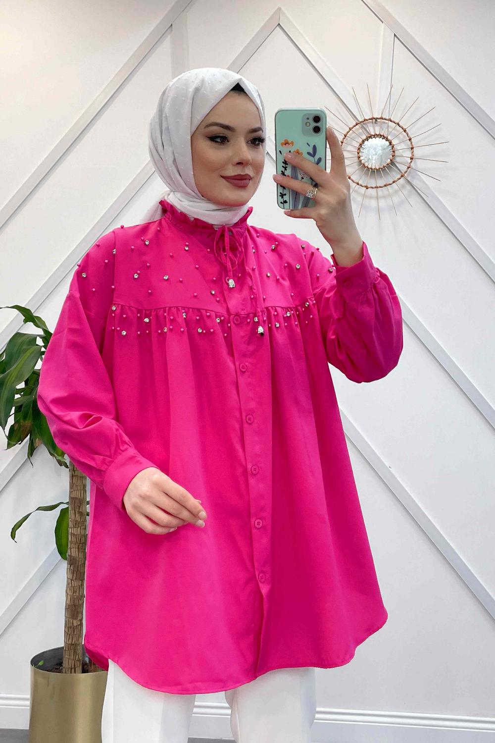 ROBADAN TAŞLI GÖMLEK