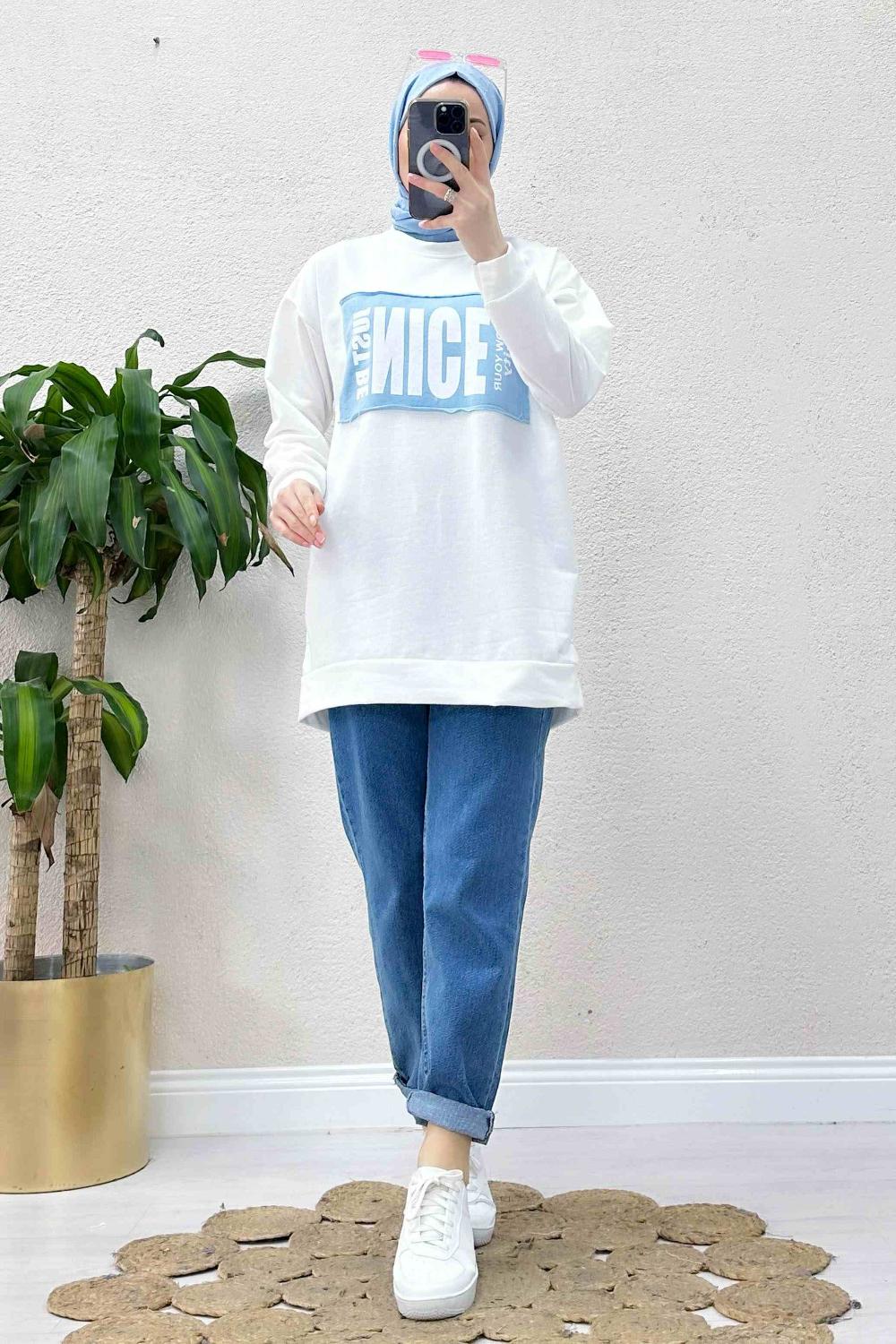 NİCE ARMALI SWEAT