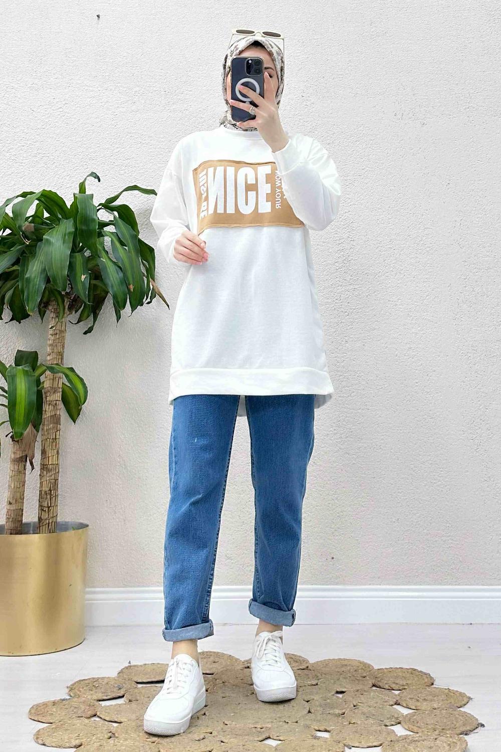 NİCE ARMALI SWEAT