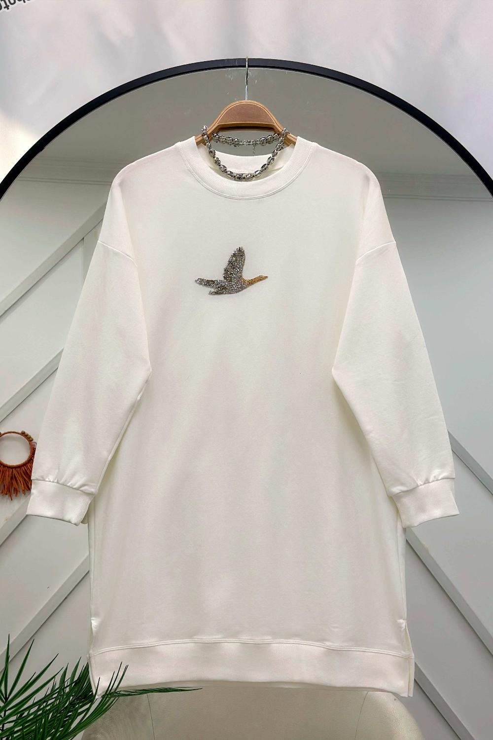 KUŞ İŞLEME SWEAT 
