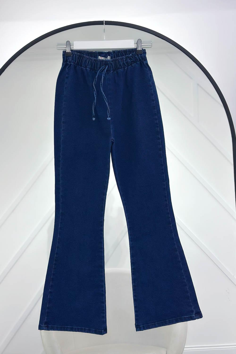BELİ LASTİKLİ İSPANYOL PAÇA PANTOLON