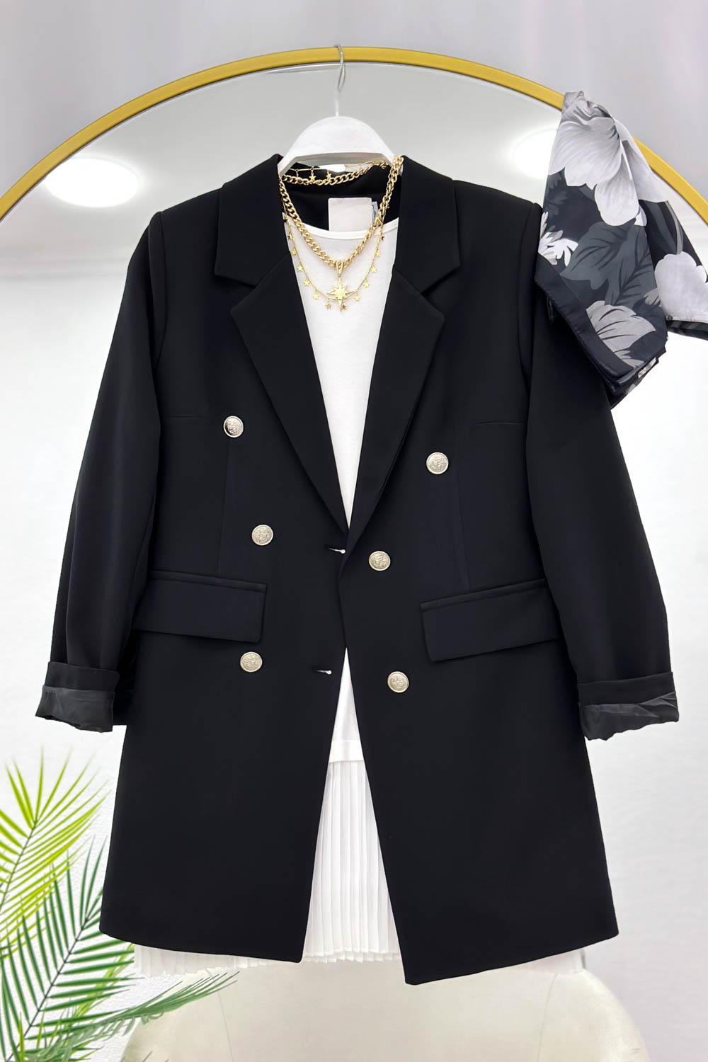 ALTI DÜĞMELİ BLAZER CEKET