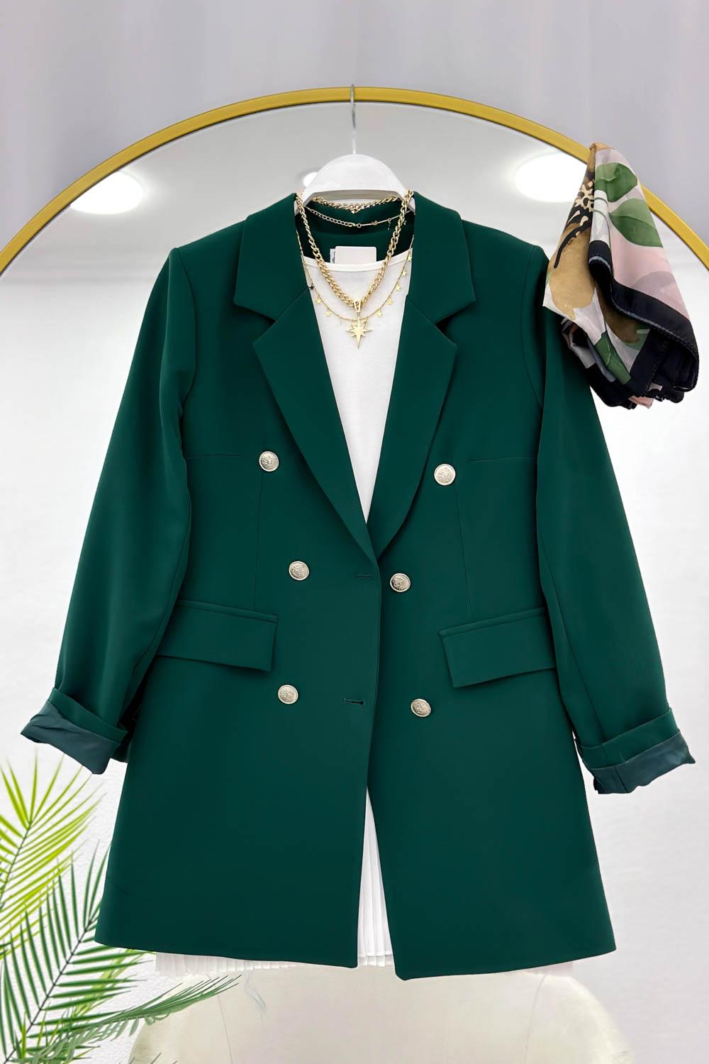 ALTI DÜĞMELİ BLAZER CEKET