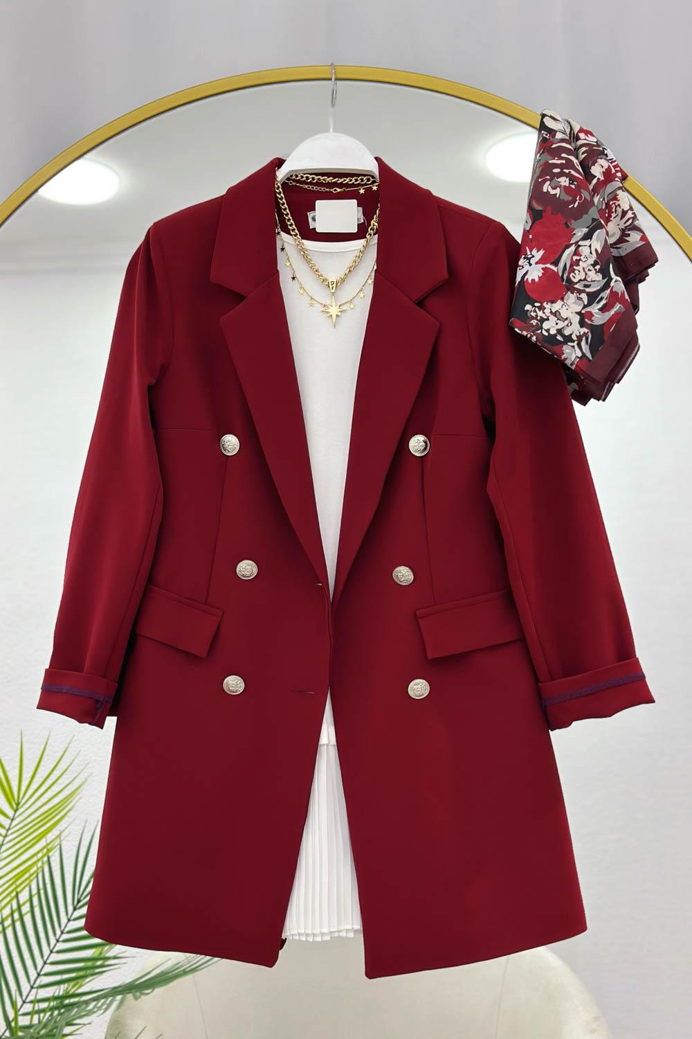 ALTI DÜĞMELİ BLAZER CEKET