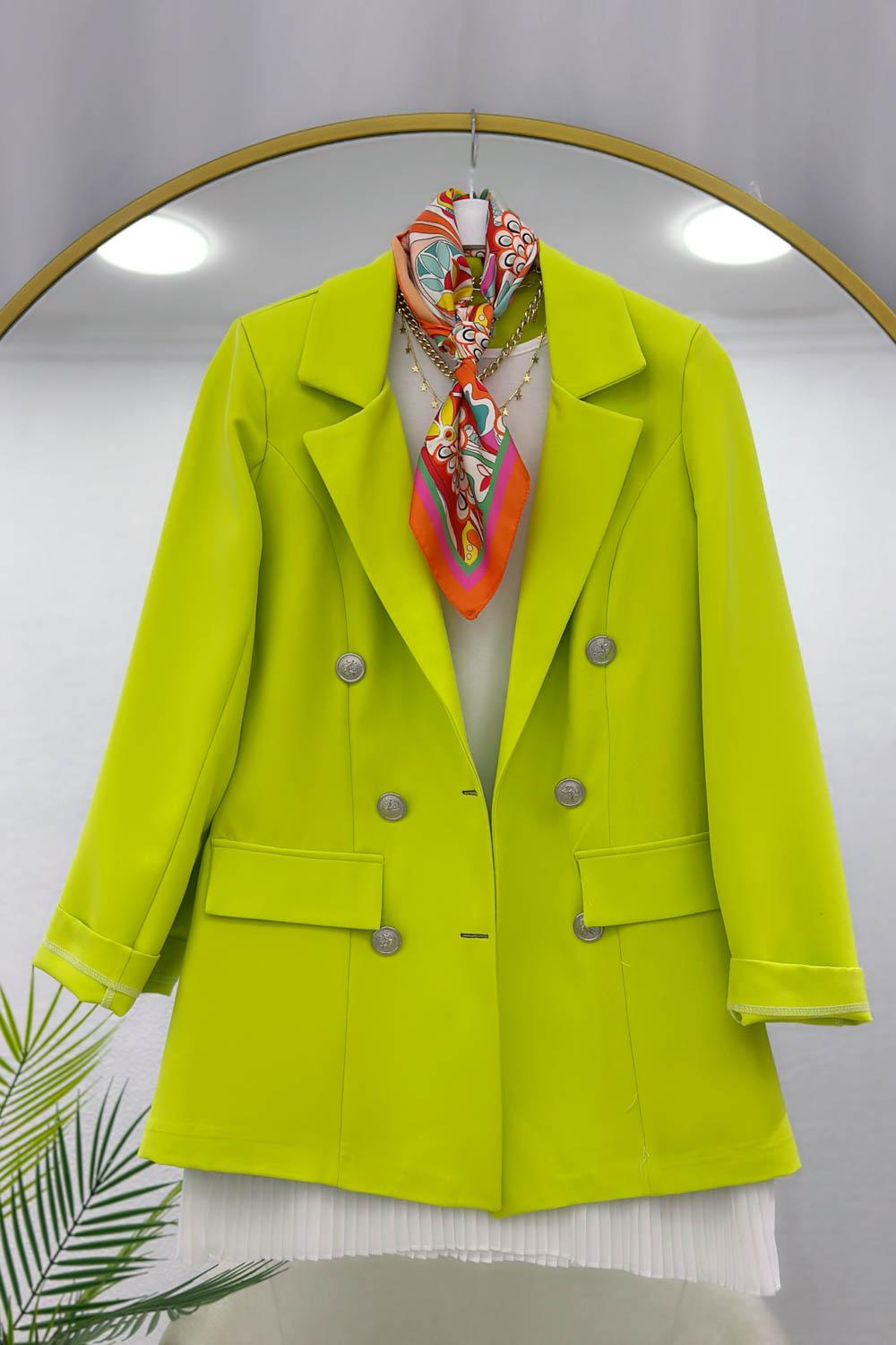 ALTI DÜĞMELİ BLAZER CEKET