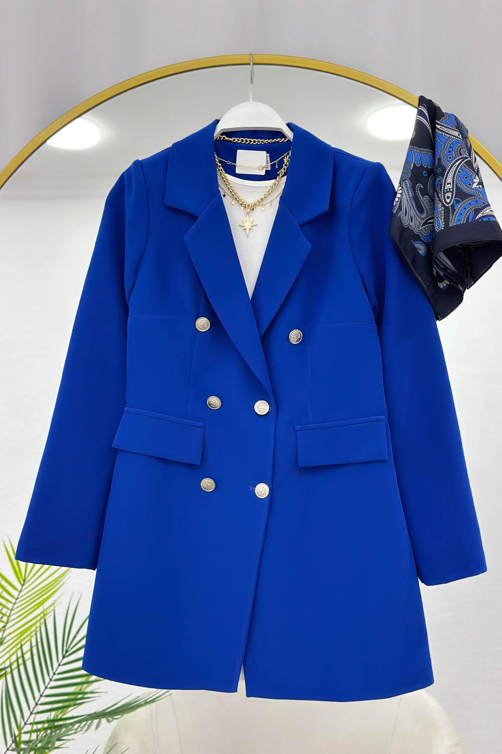 ALTI DÜĞMELİ BLAZER CEKET