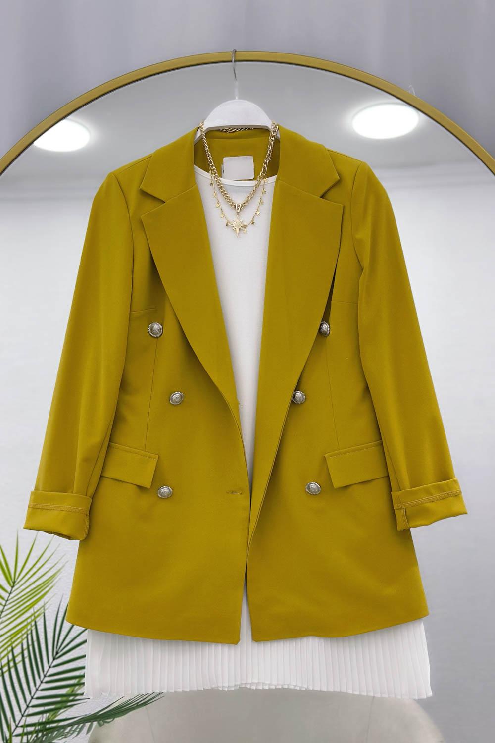 ALTI DÜĞMELİ BLAZER CEKET