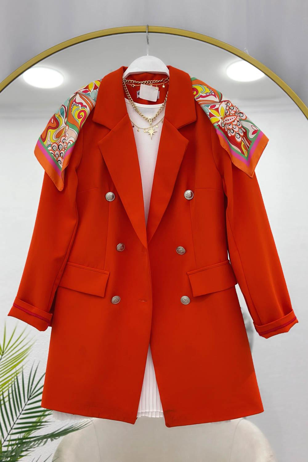 ALTI DÜĞMELİ BLAZER CEKET