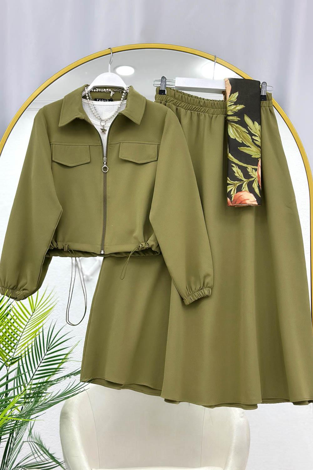 BELİ LASTİKLİ ETEKLİ TAKIM