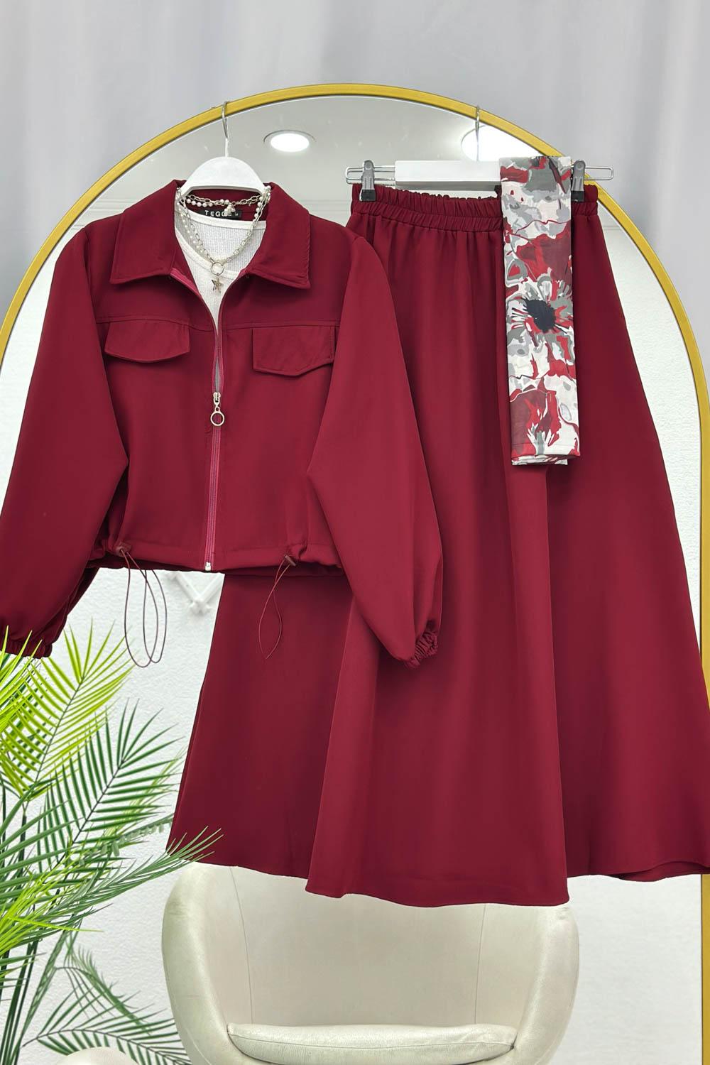 BELİ LASTİKLİ ETEKLİ TAKIM