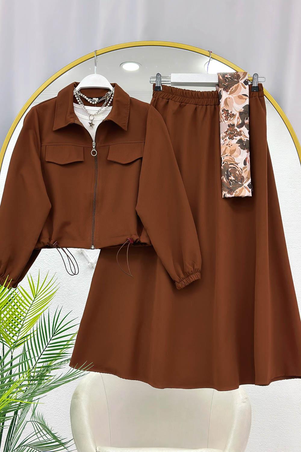 BELİ LASTİKLİ ETEKLİ TAKIM