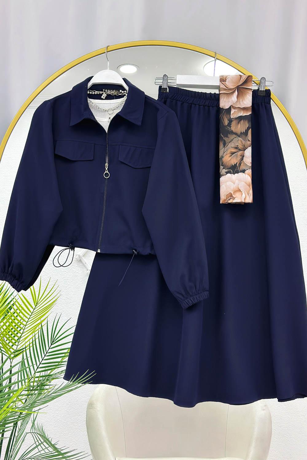 BELİ LASTİKLİ ETEKLİ TAKIM