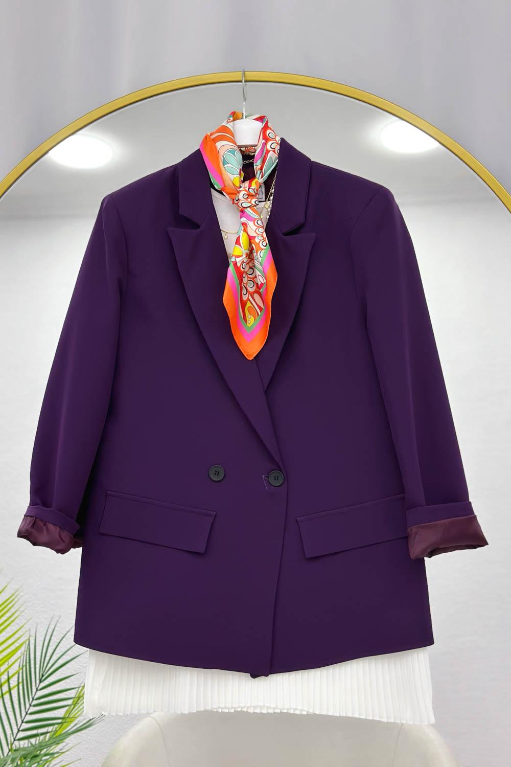 İKİ DÜĞMELİ BLAZER CEKET