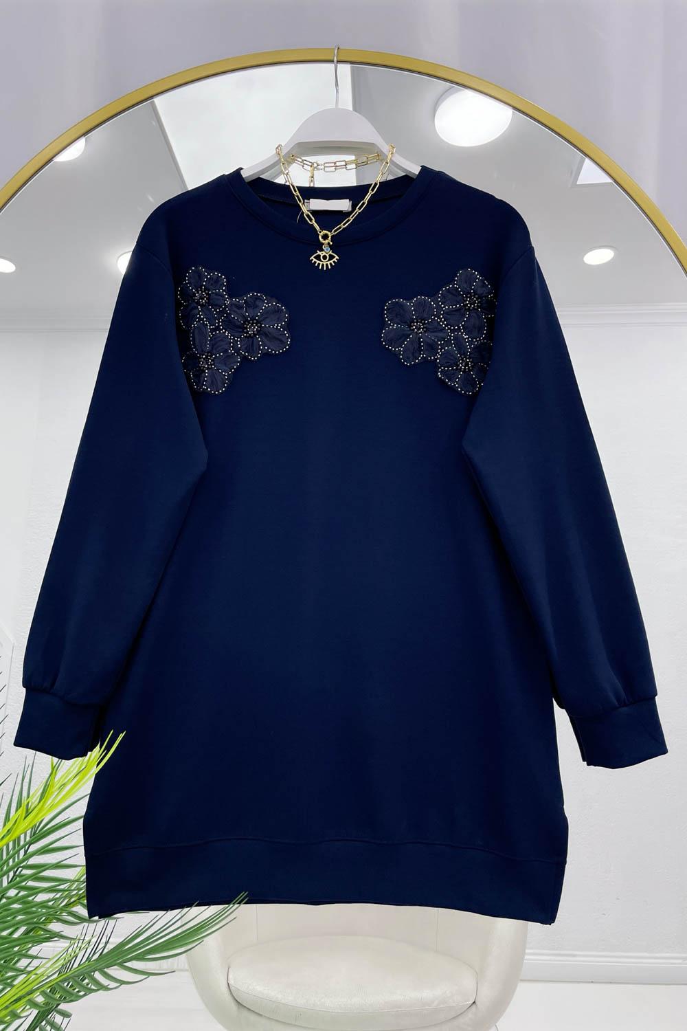 ÇİÇEK DETAYLI OYSHO SWEAT