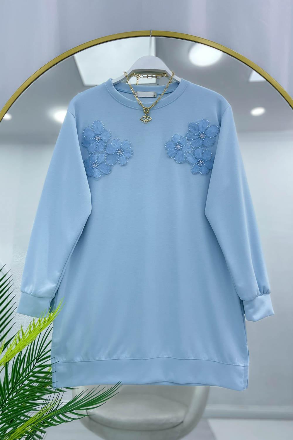ÇİÇEK DETAYLI OYSHO SWEAT