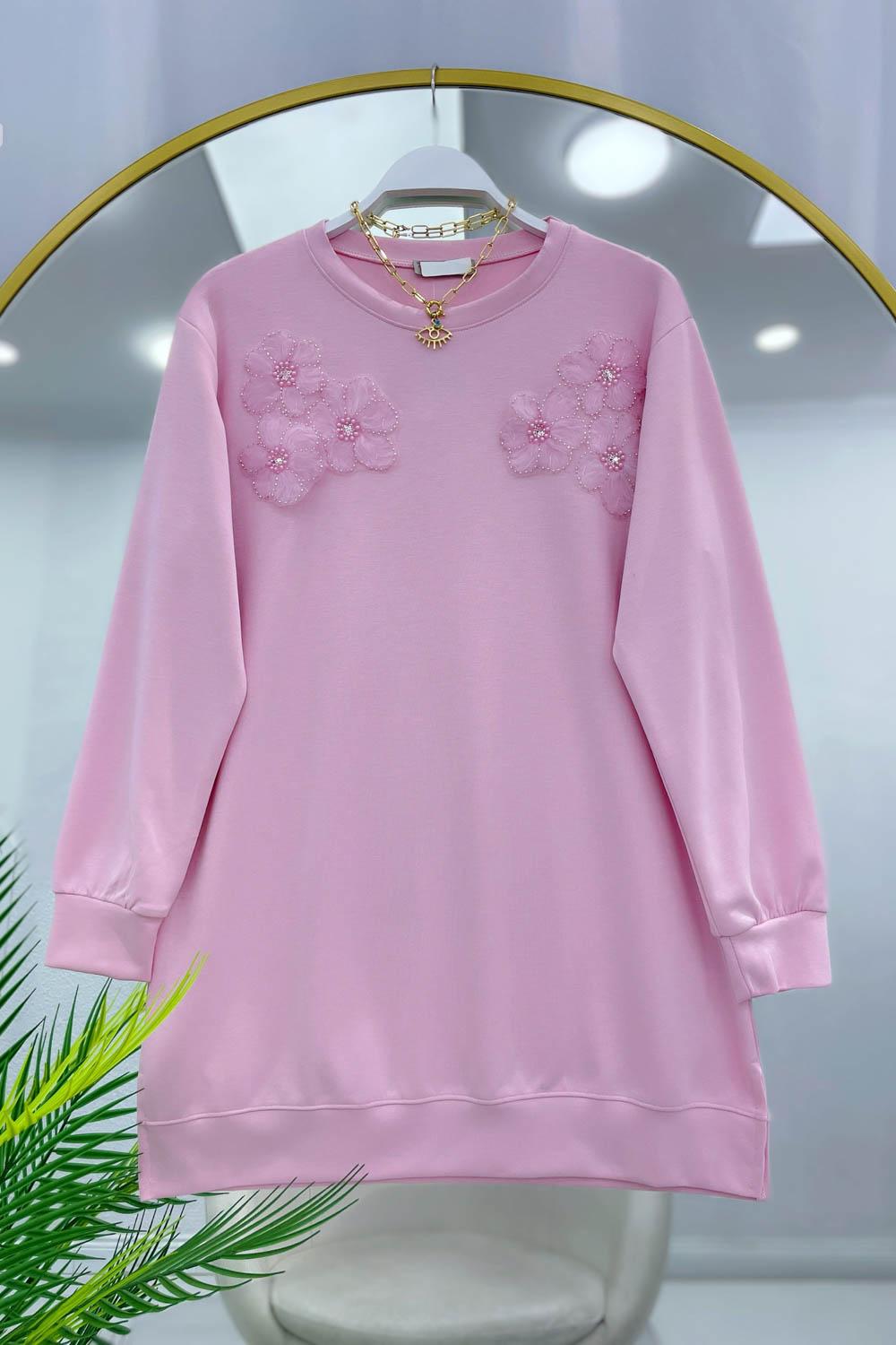 ÇİÇEK DETAYLI OYSHO SWEAT