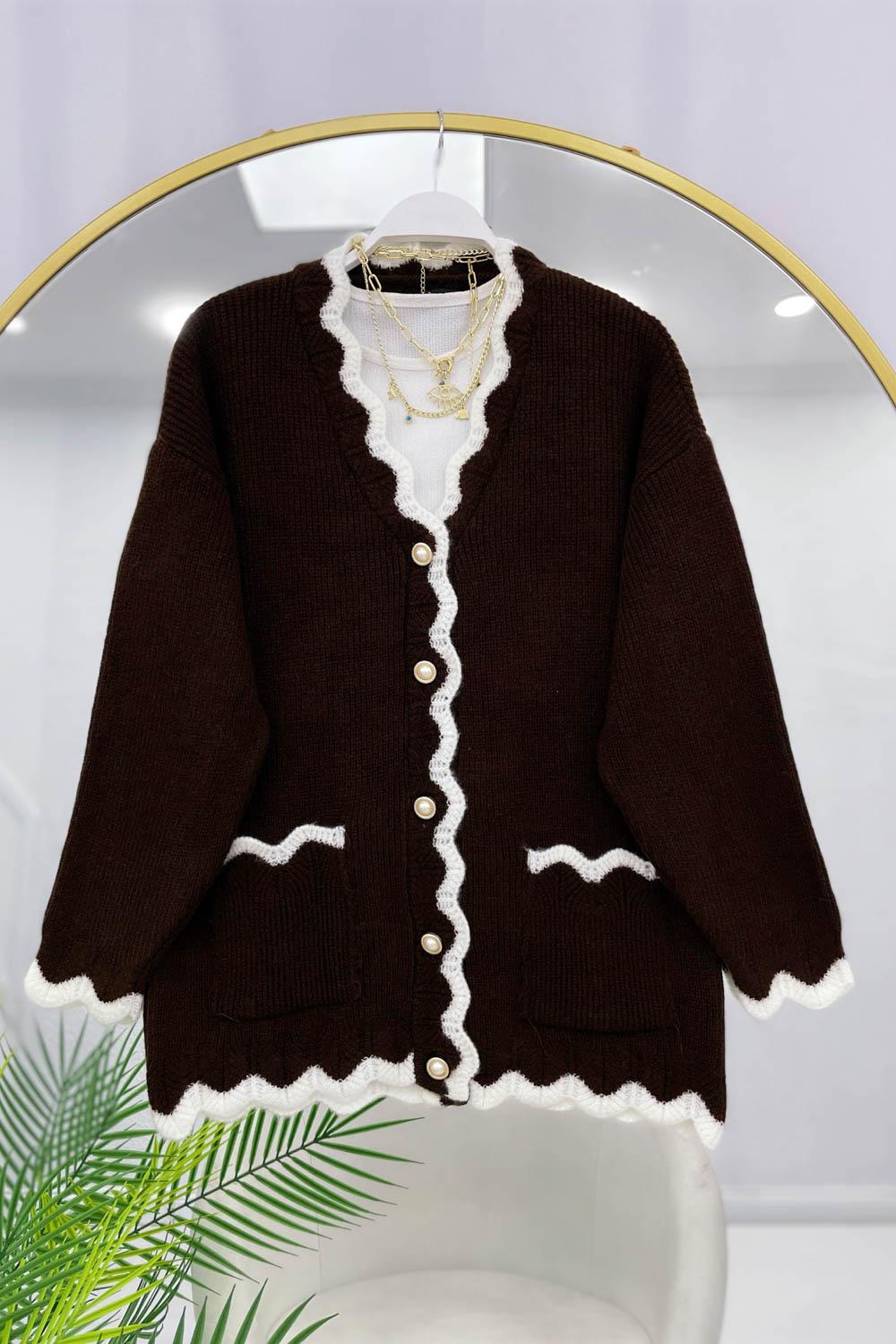 NAKIŞ DESENLİ YUMOŞ HIRKA