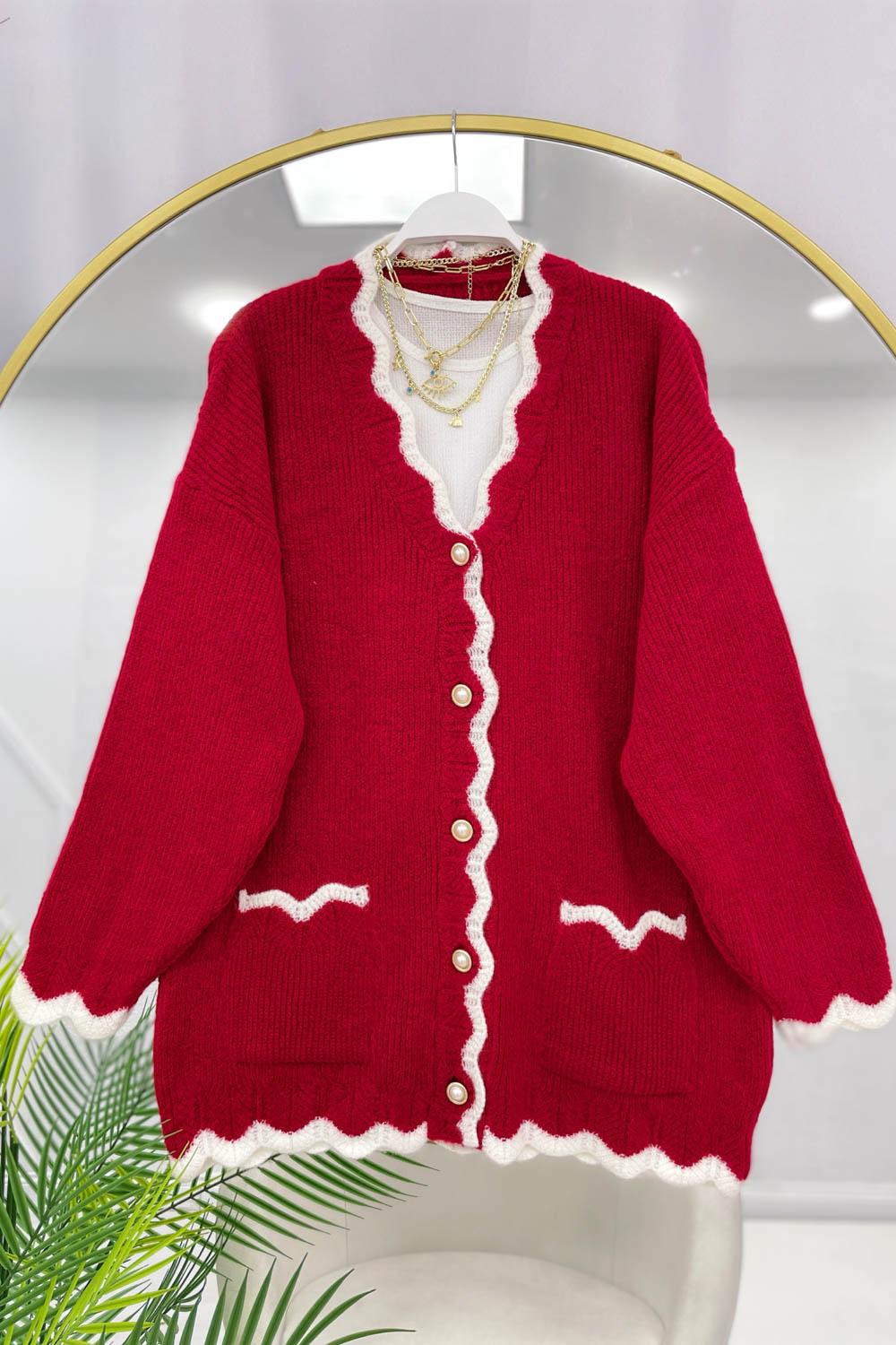 NAKIŞ DESENLİ YUMOŞ HIRKA