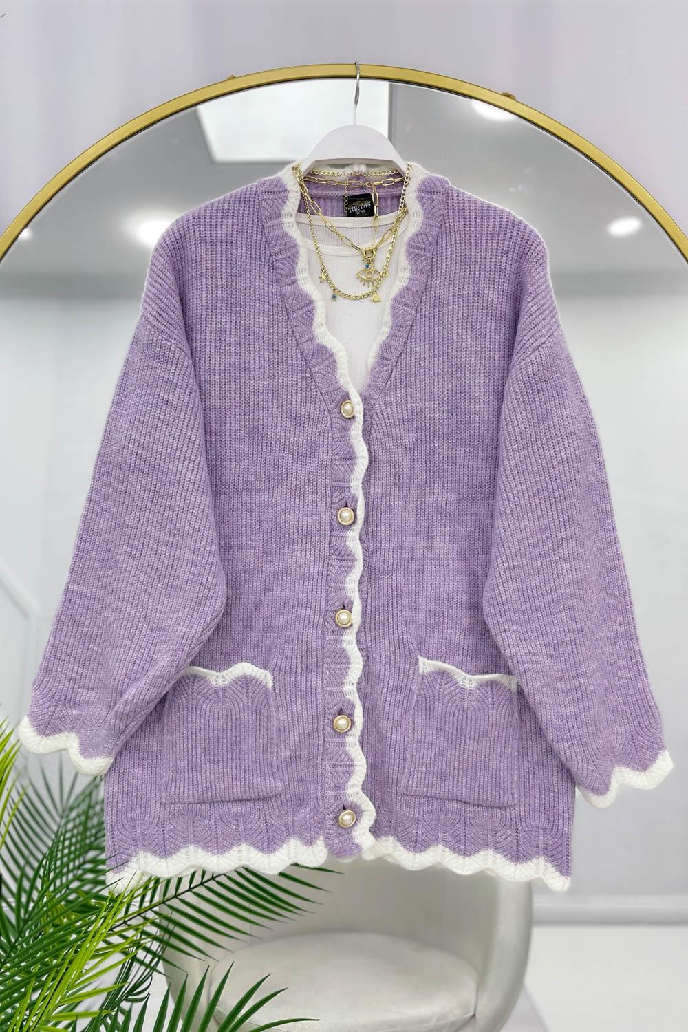 NAKIŞ DESENLİ YUMOŞ HIRKA