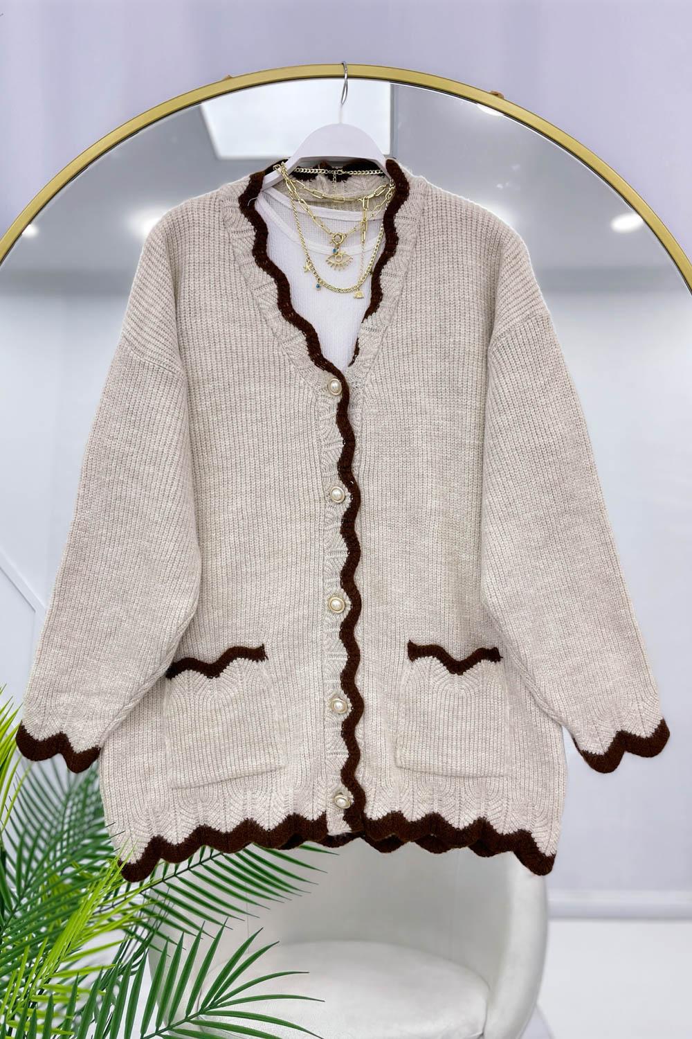 NAKIŞ DESENLİ YUMOŞ HIRKA