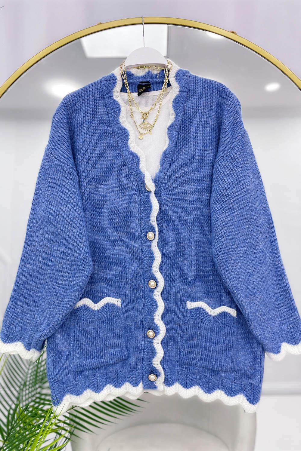 NAKIŞ DESENLİ YUMOŞ HIRKA