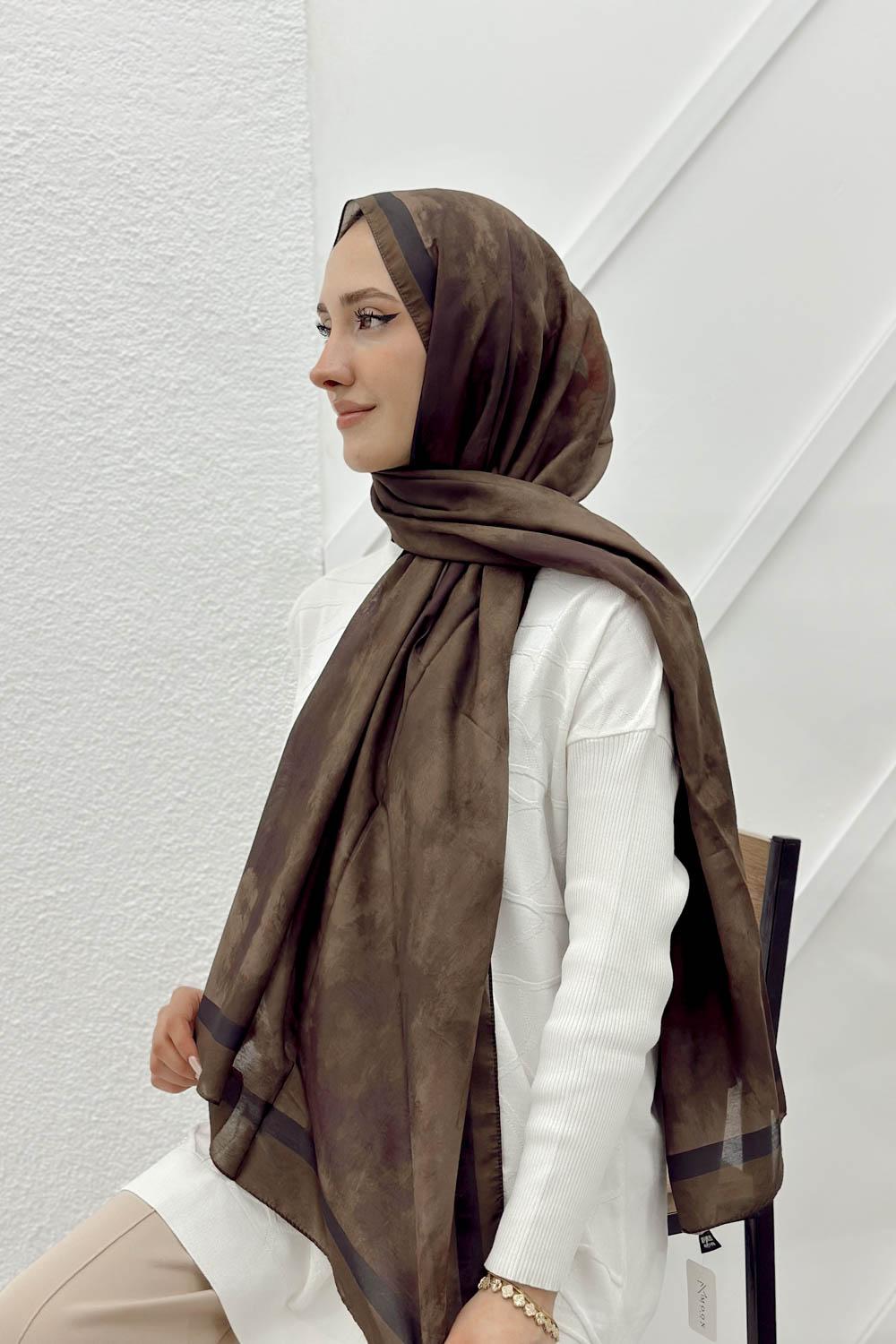 BULUT DESENLİ PAMUK ŞAL