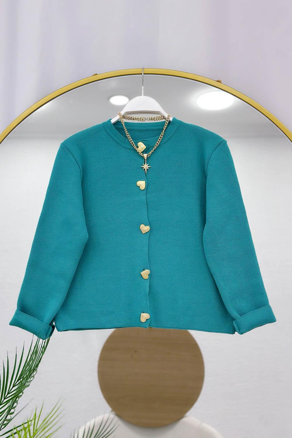 KALP DÜĞMELİ MİNİ HIRKA