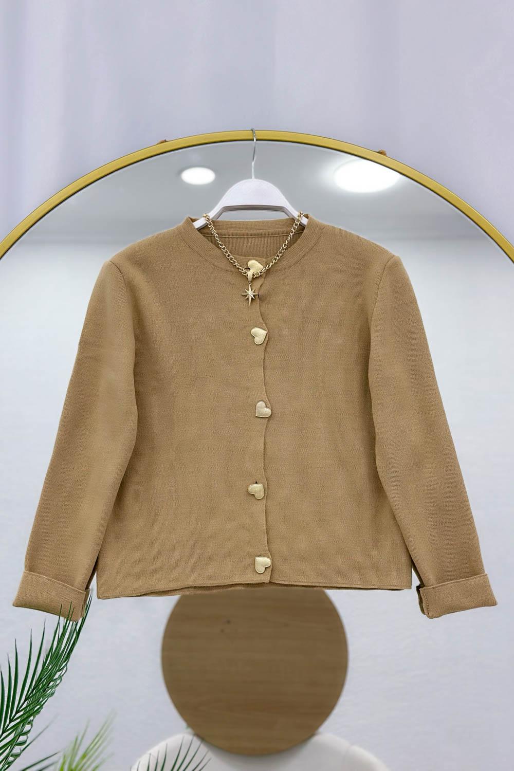 KALP DÜĞMELİ MİNİ HIRKA