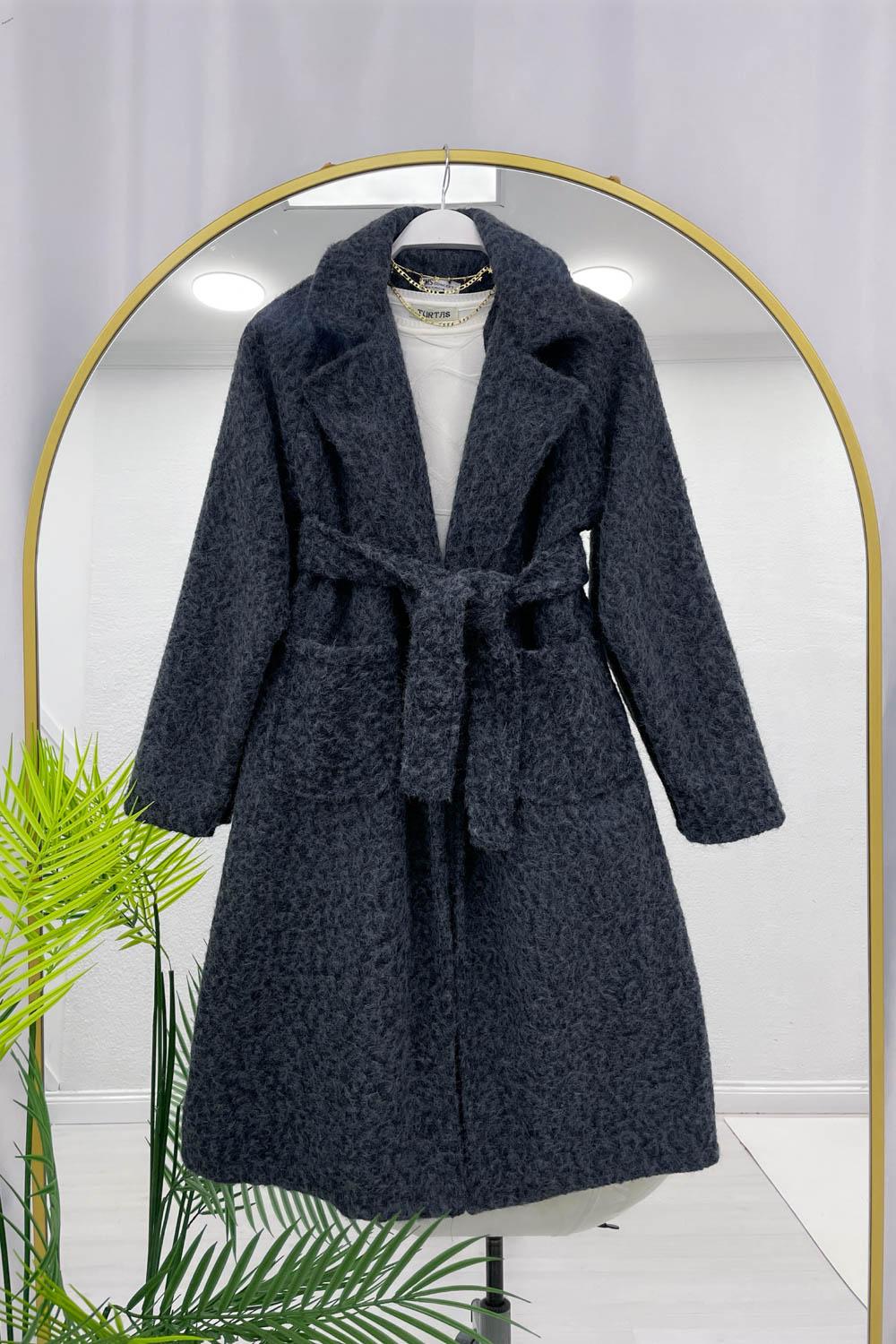 KADIN UZUN BUKLET  KABAN