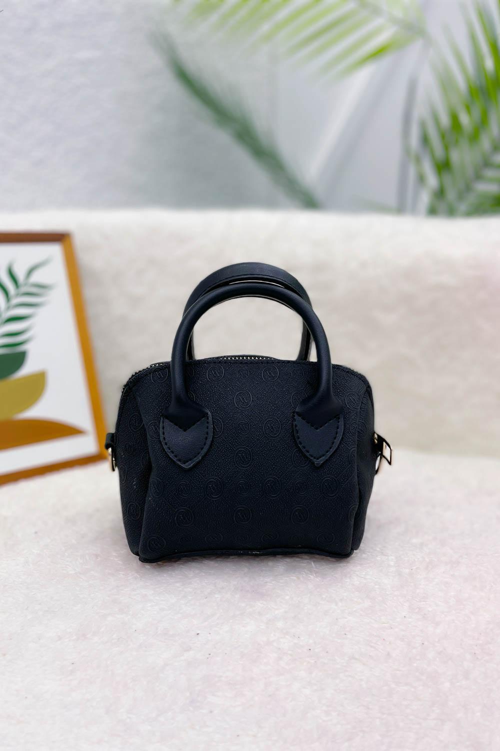 MONOGRAM DESEN MİNİ EL KADIN ÇANTASI