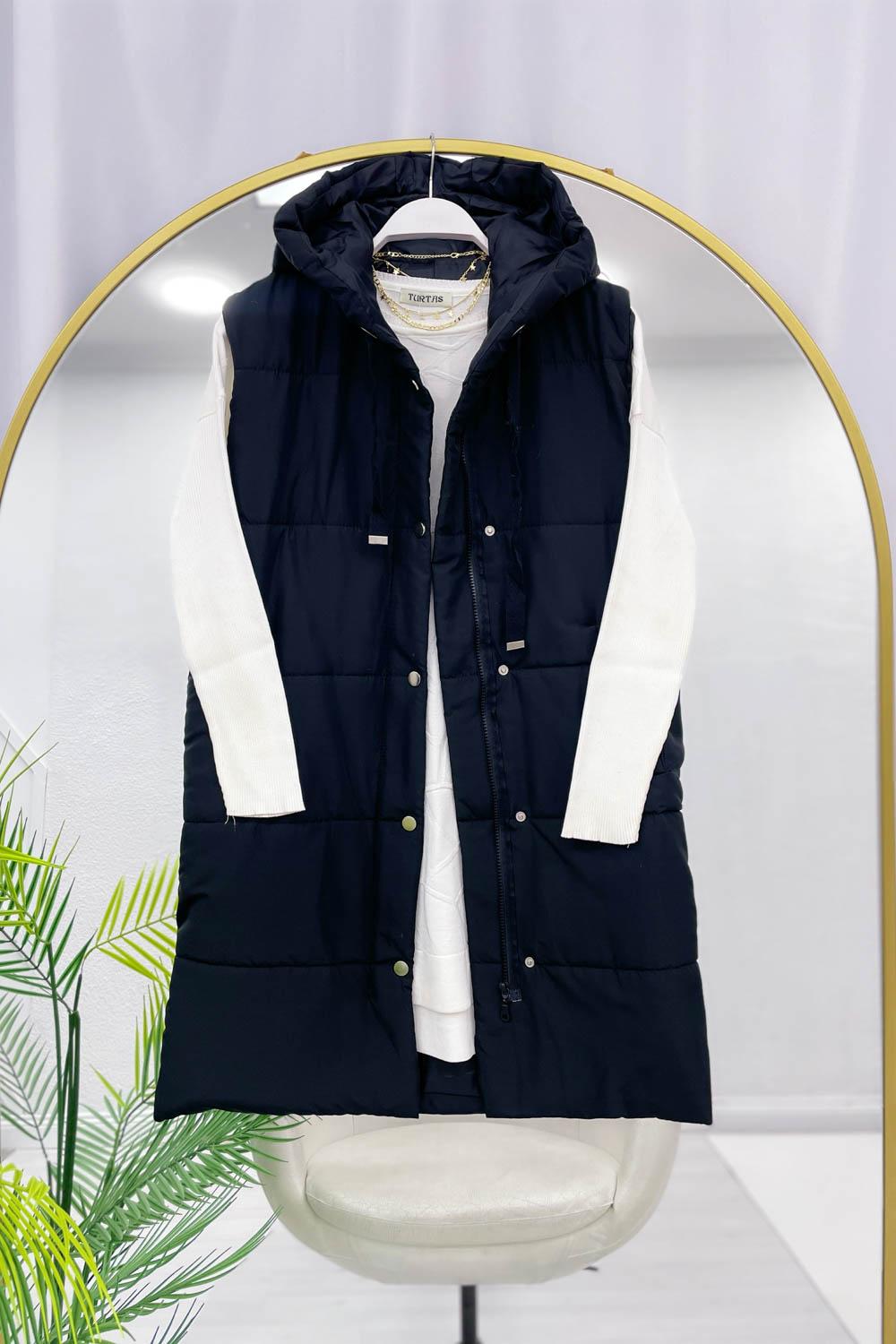 ÇITÇIT FERMUAR DETAYLI YELEK