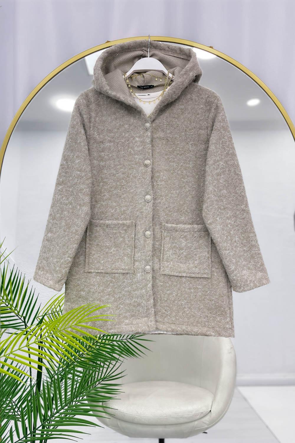 KAPŞONLU KEÇE KABAN