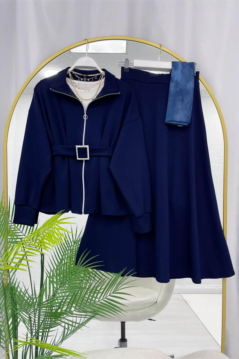 KEMERLİ KADIN ETEK TAKIM