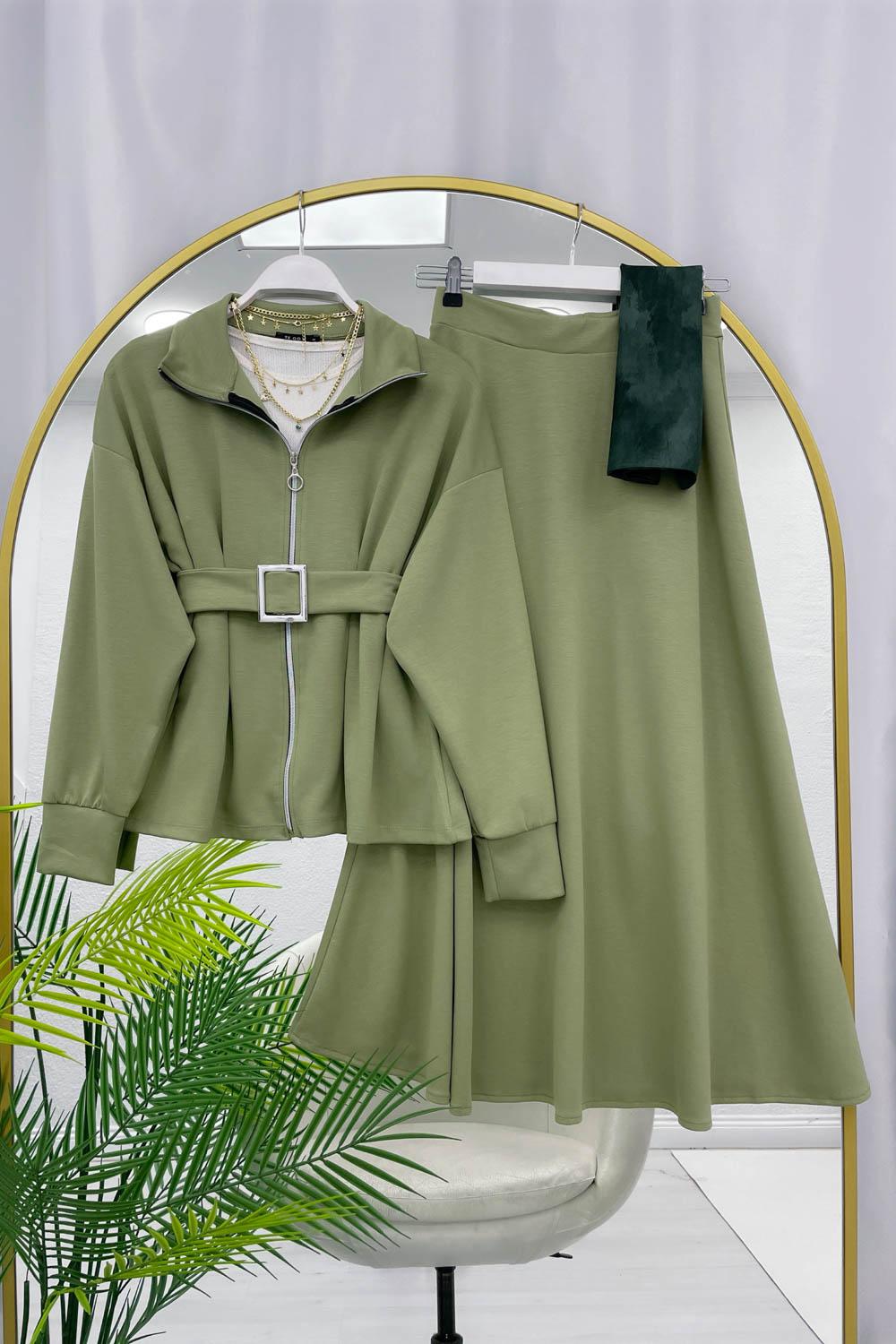 KEMERLİ KADIN ETEK TAKIM