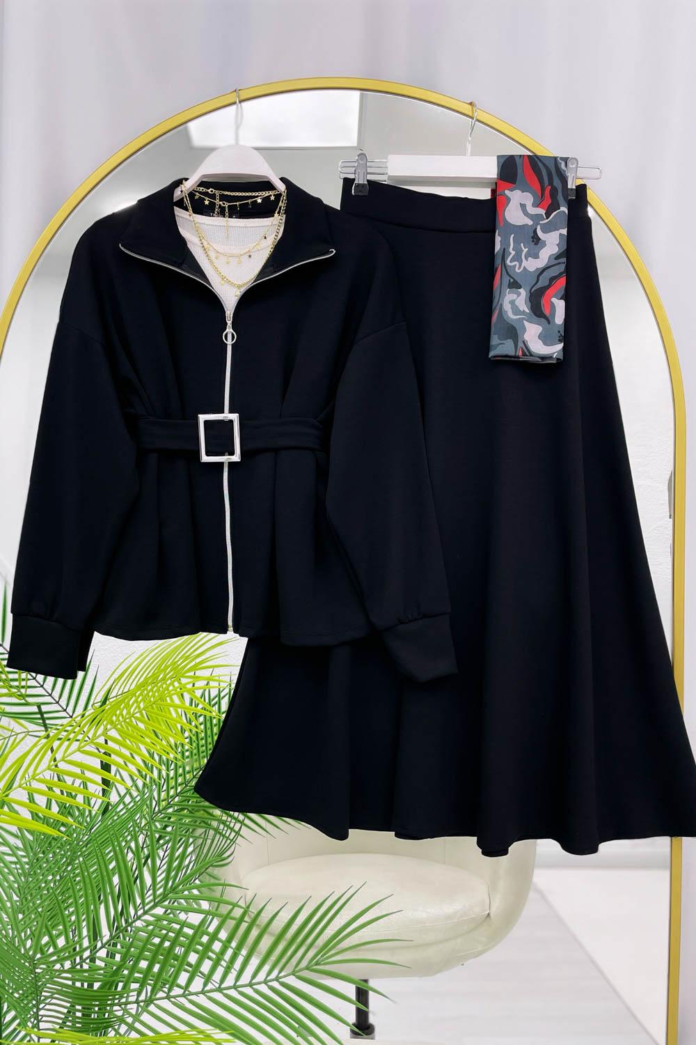 KEMERLİ KADIN ETEK TAKIM