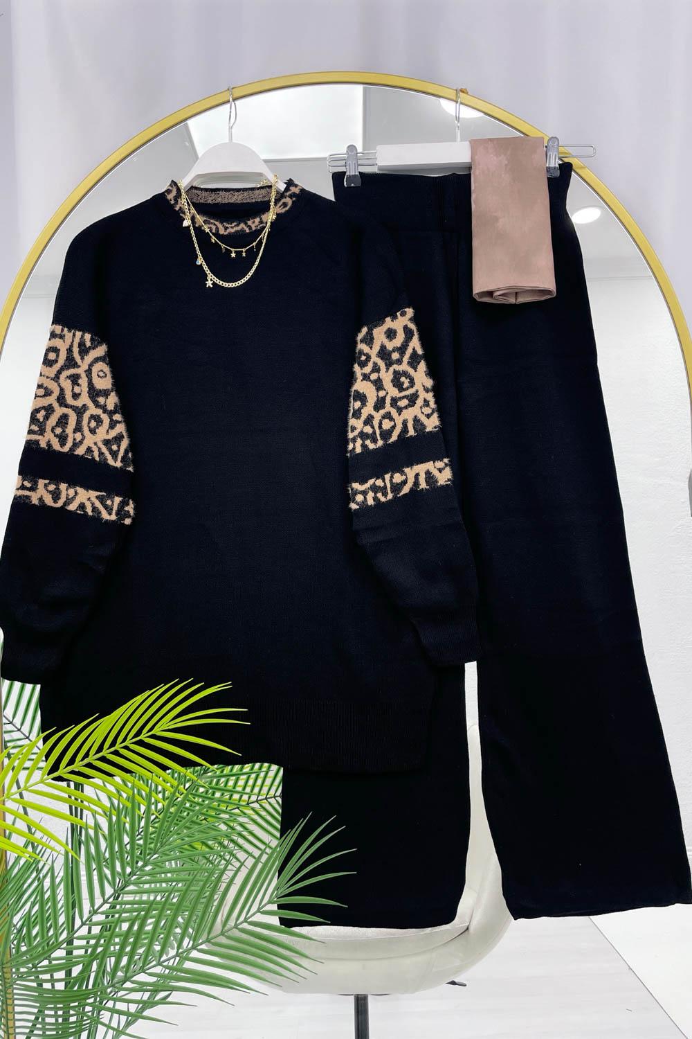 LEOPAR  KADIN  TRİKO TAKIM