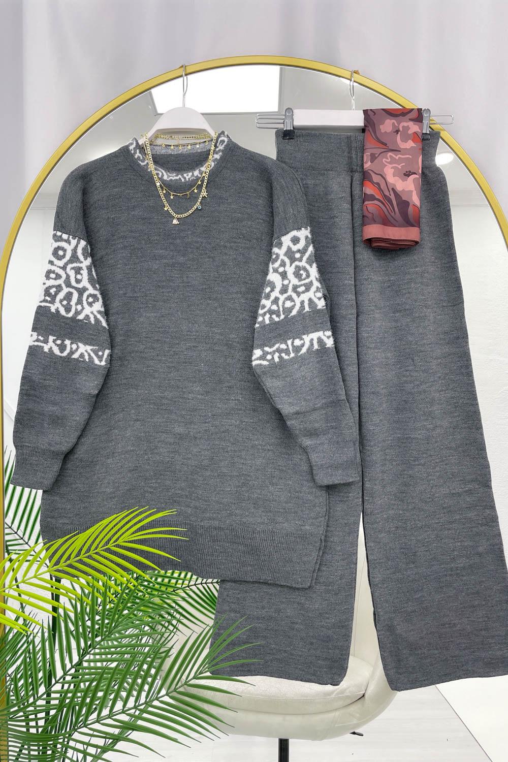 LEOPAR  KADIN  TRİKO TAKIM