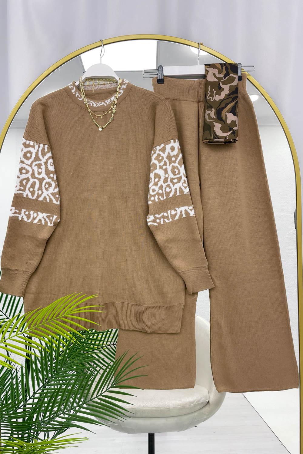 LEOPAR  KADIN  TRİKO TAKIM