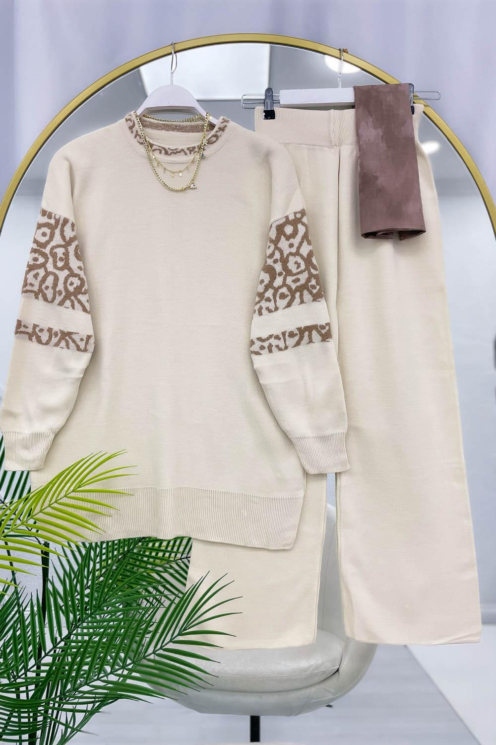 LEOPAR  KADIN  TRİKO TAKIM