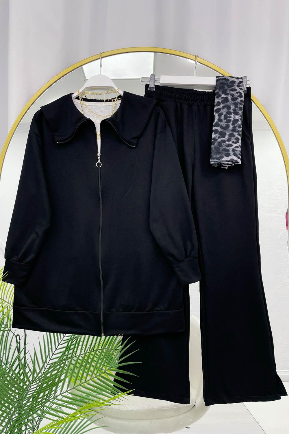 FERMUARLI PENYE KADIN EŞOFMAN TAKIMI