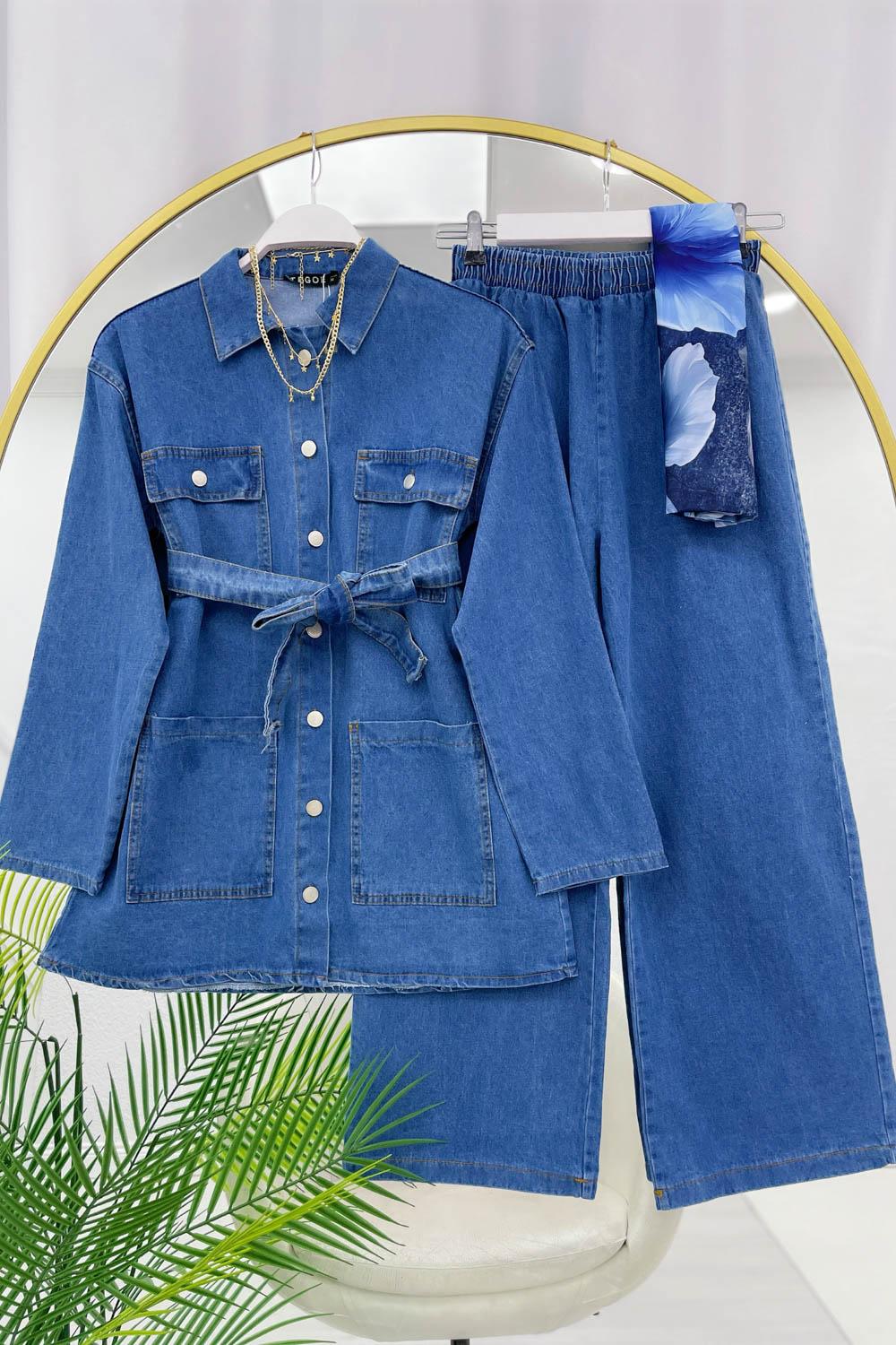 PANTOLONLU KADIN KOT TAKIM