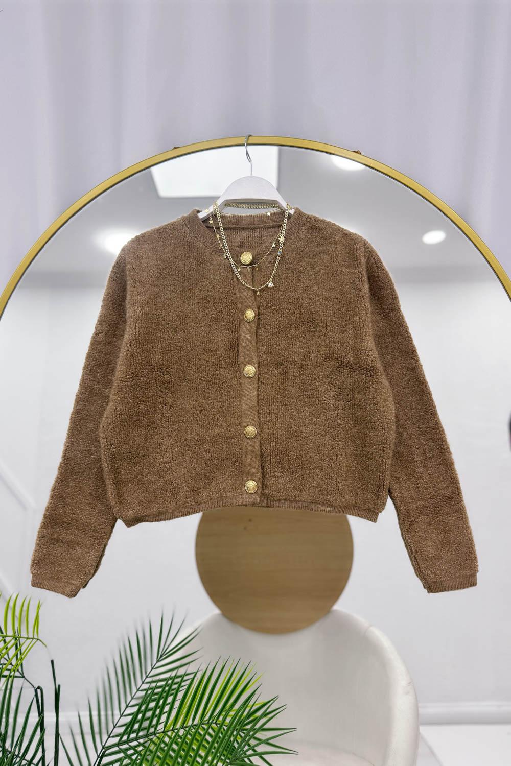 HAVLU ÖRGÜ TRİKO HIRKA