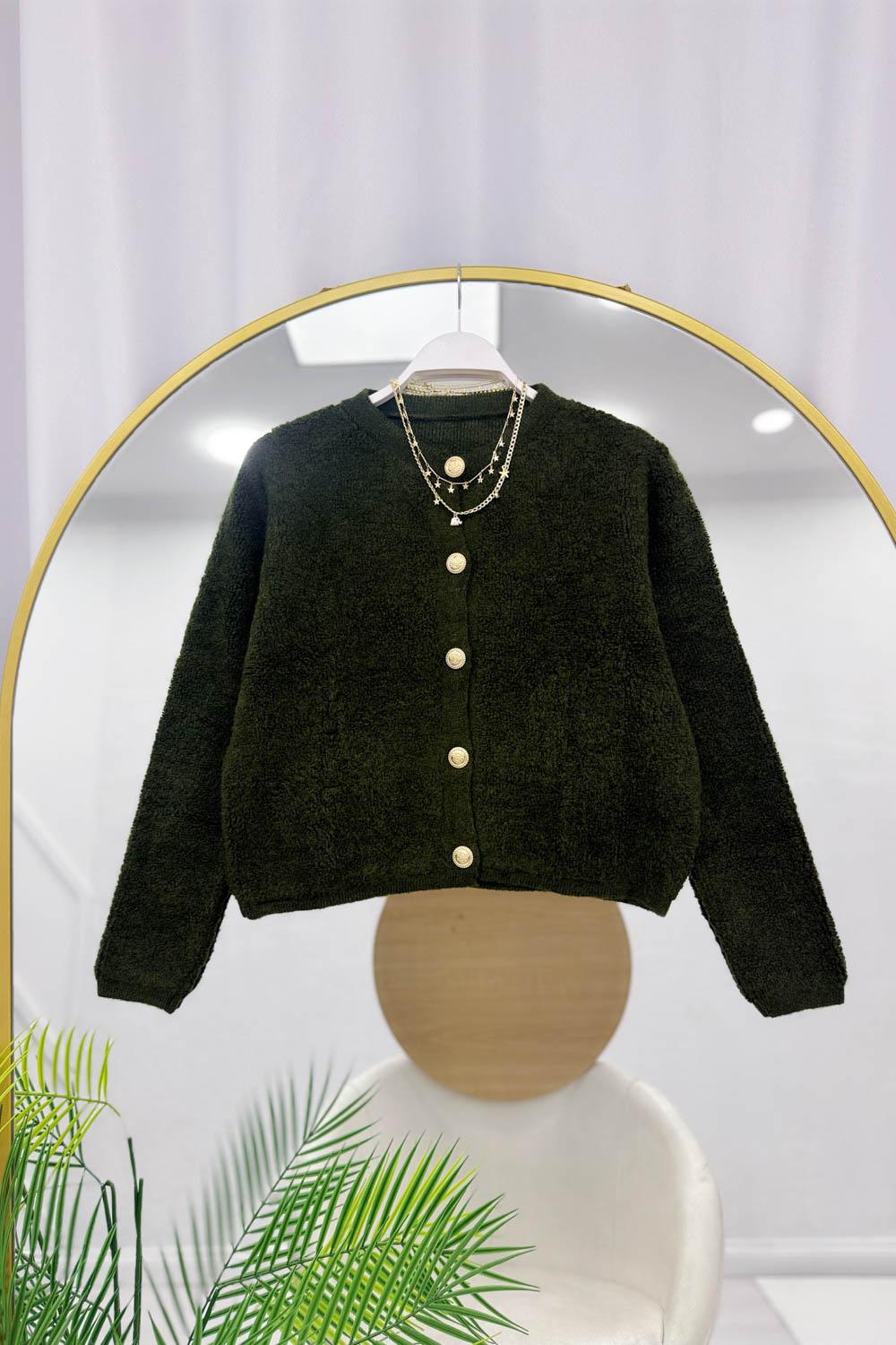 HAVLU ÖRGÜ TRİKO HIRKA