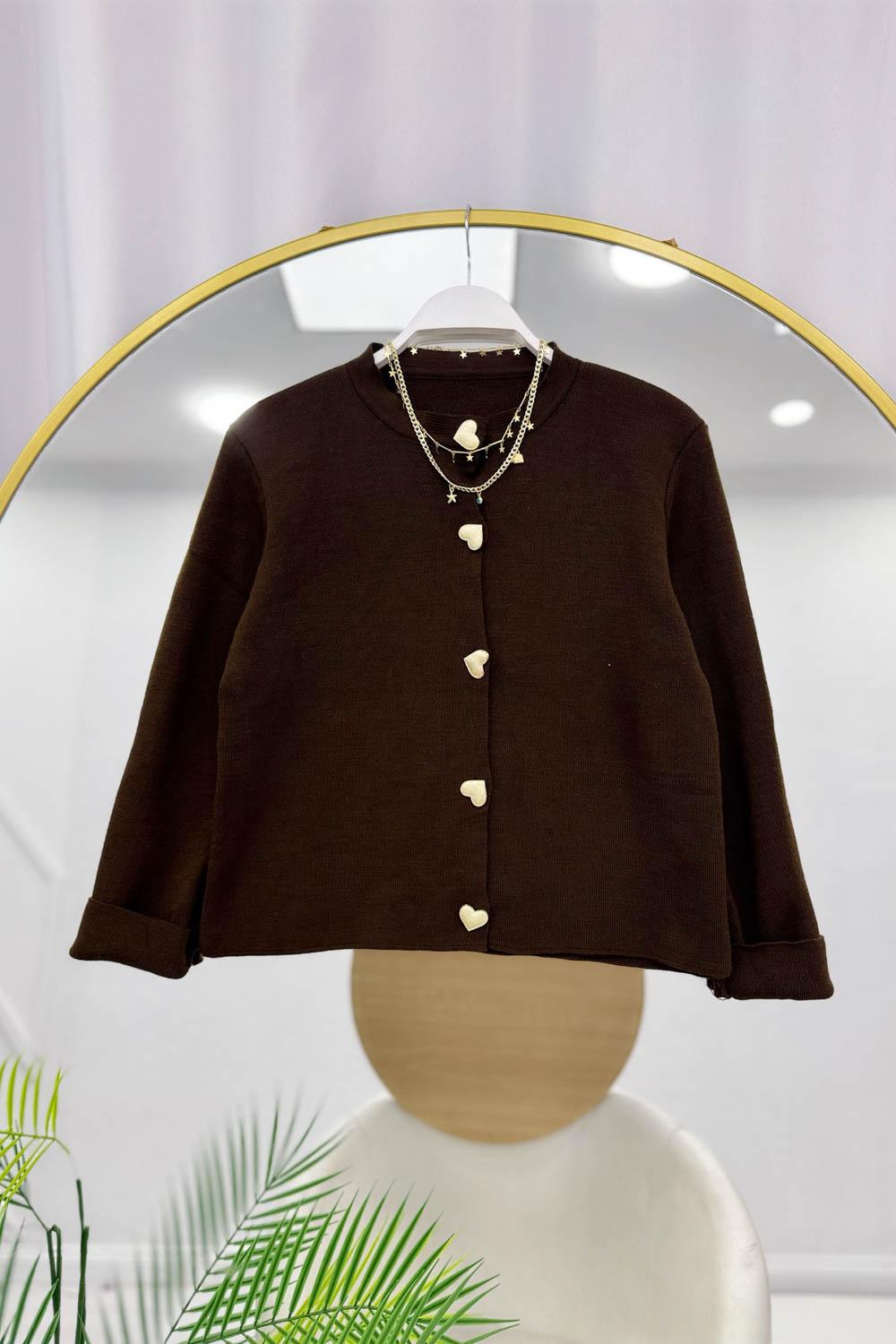 KALP DÜĞMELİ MİNİ HIRKA