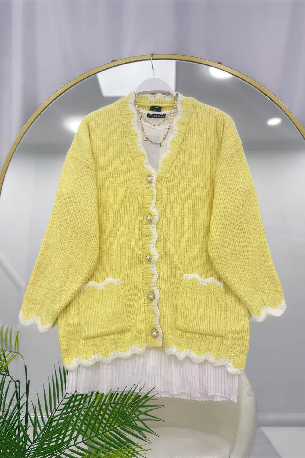 NAKIŞ DESENLİ YUMOŞ HIRKA