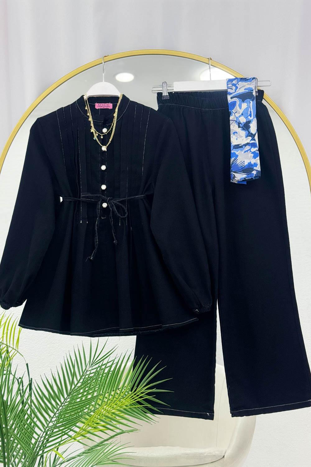 NERVÜRLÜ KADIN KOT TAKIM