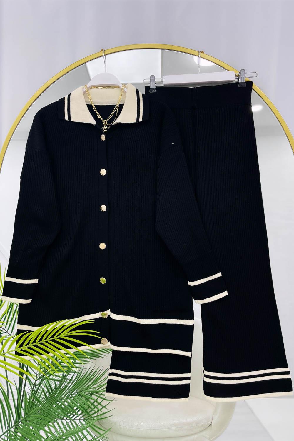 GÖMLEK YAKALI  TRİKO TAKIM