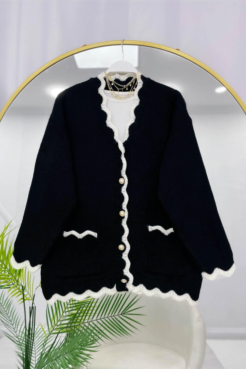 NAKIŞ DESENLİ YUMOŞ HIRKA